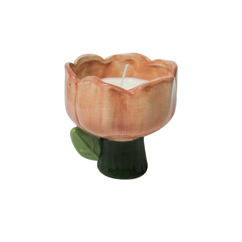 Nến thơm cốc hoa tulip